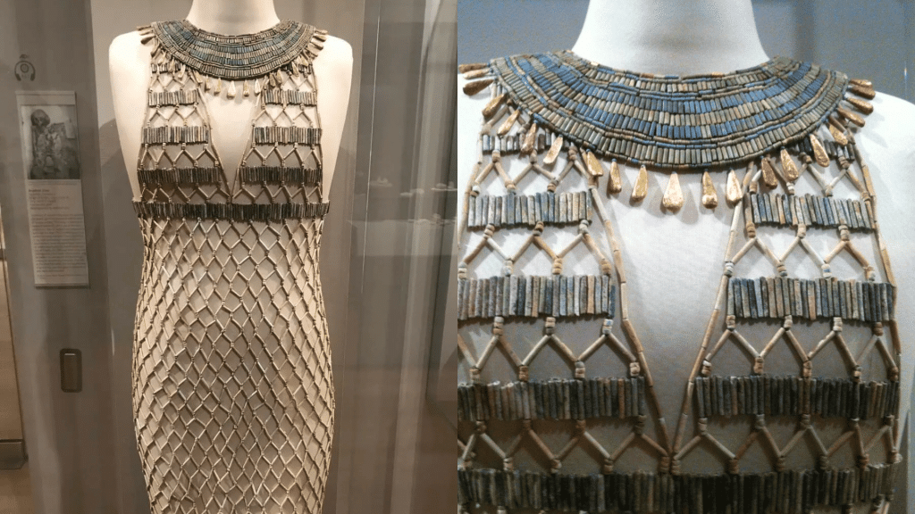 Bead Net Dresses and Decorative Overlays
