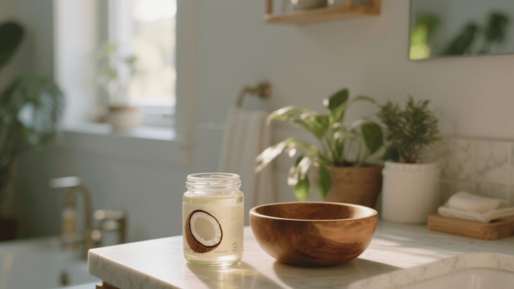 Coconut Oil Massage