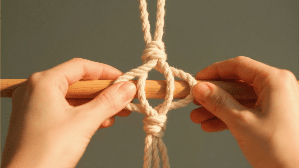 Lark Head Knot