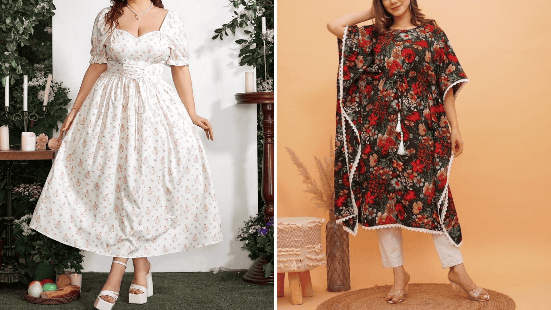 Puff Sleeves and Caftan Dresses