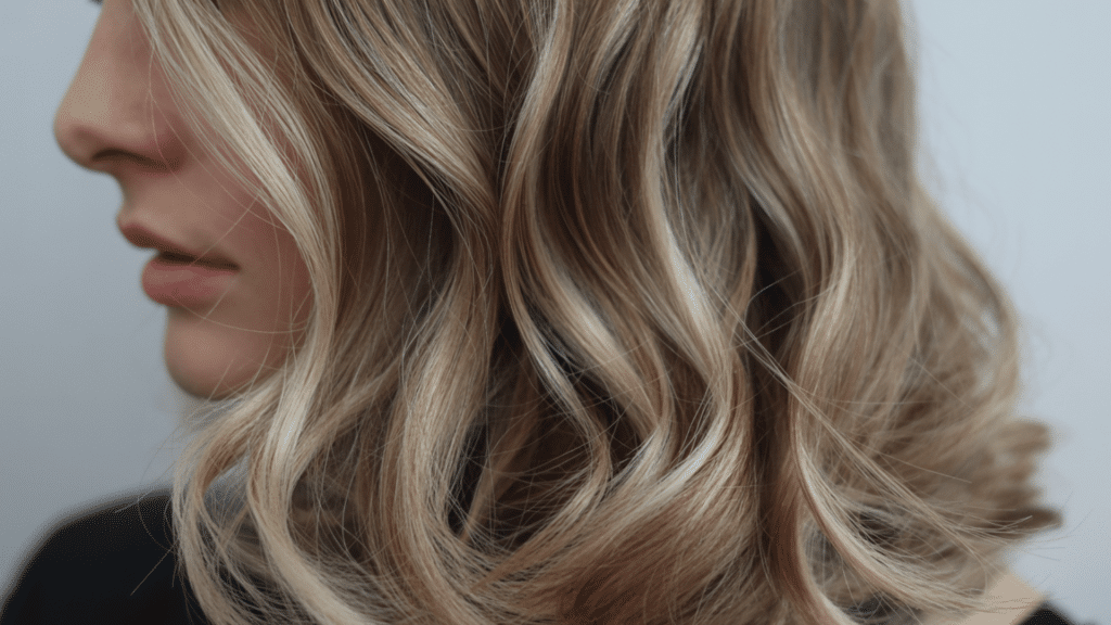 ash blonde babylights