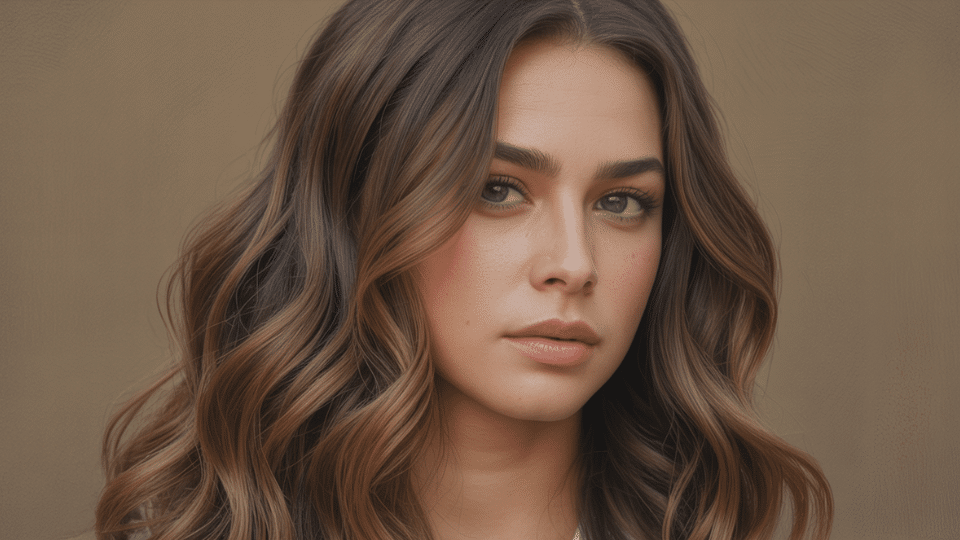 chestnut base with caramel highlights