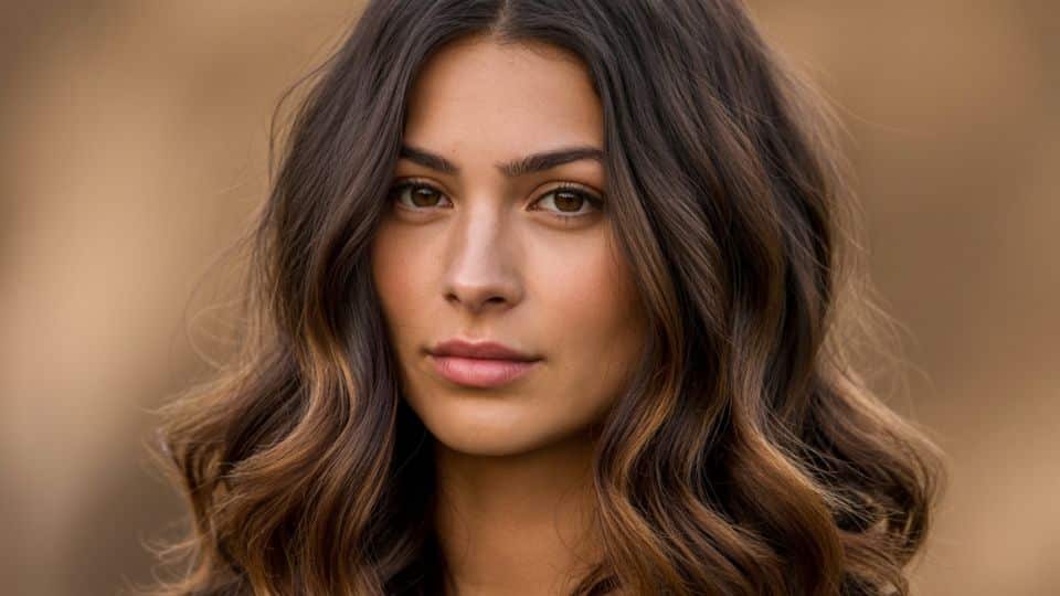 espresso brown with warm bronze highlights