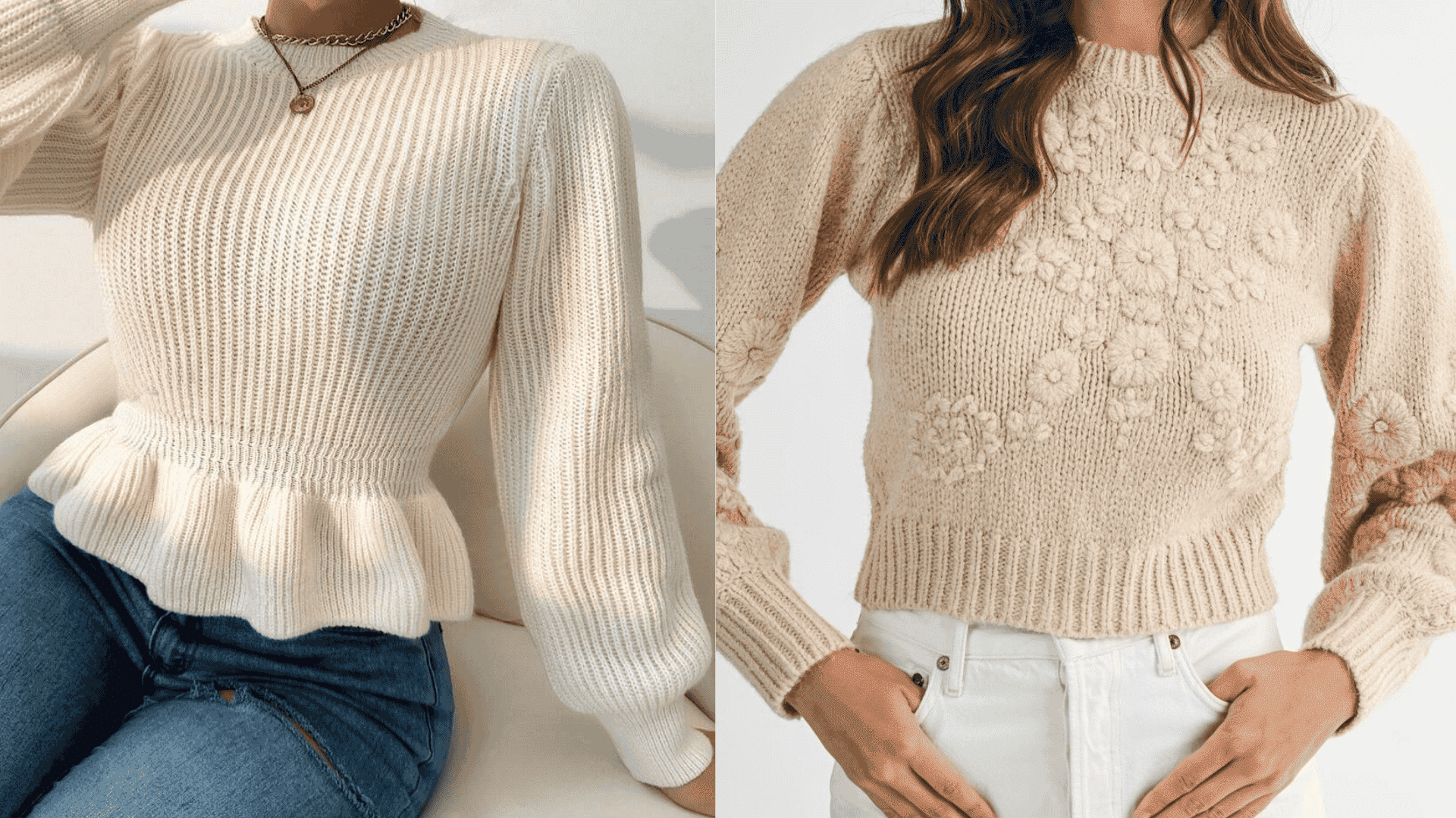 smart knitwear choices