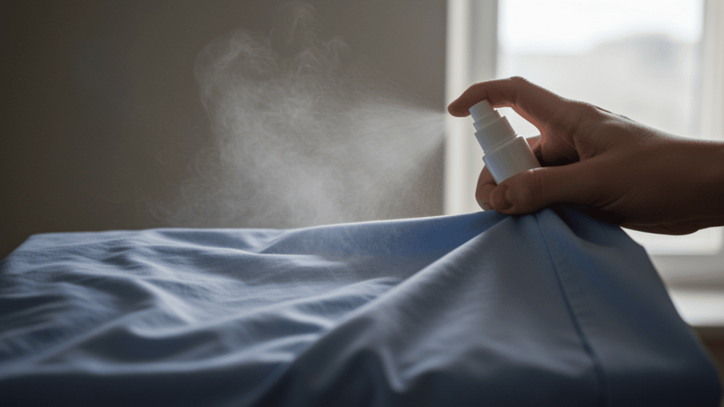 step 5 spray and smooth