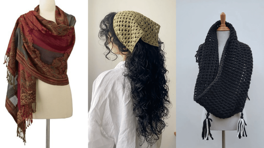 types of scarves