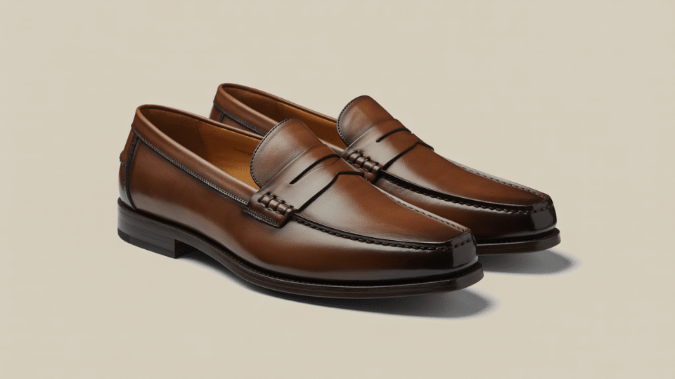 apron toe loafers