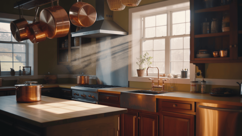 copper accents