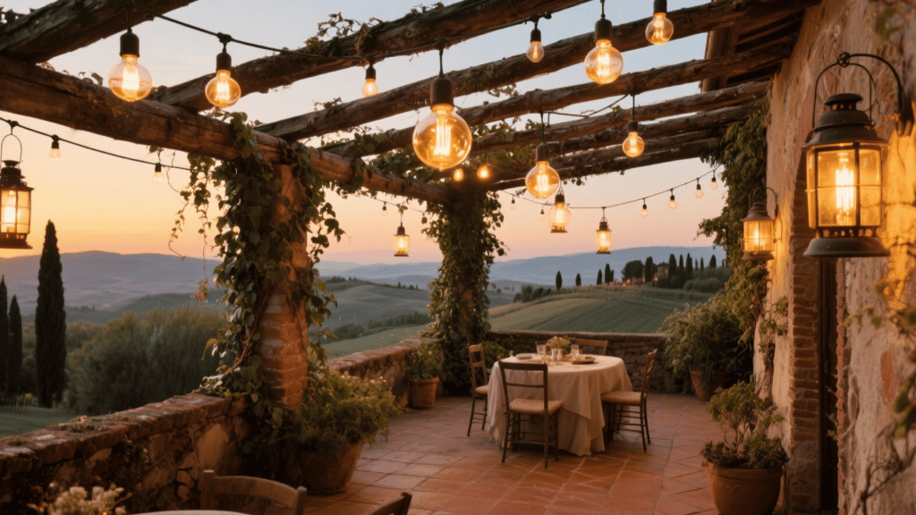 hanging lanterns