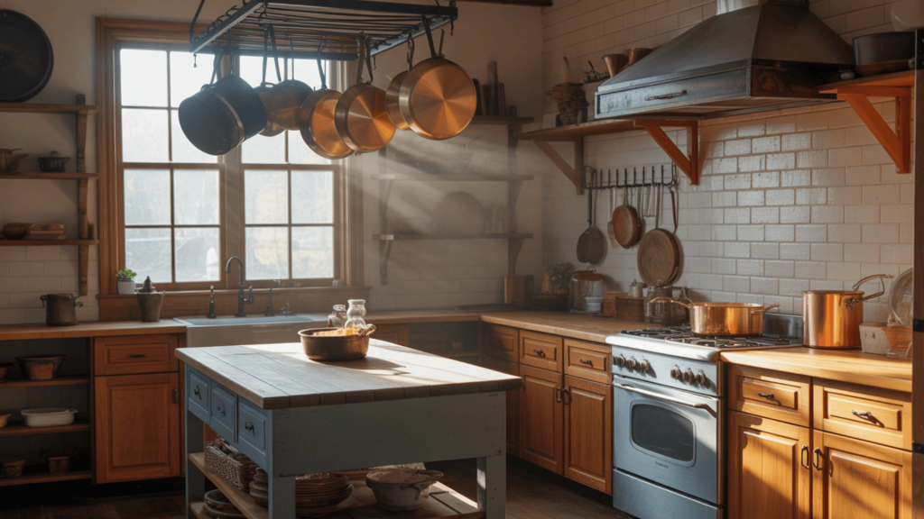 hanging pot rack
