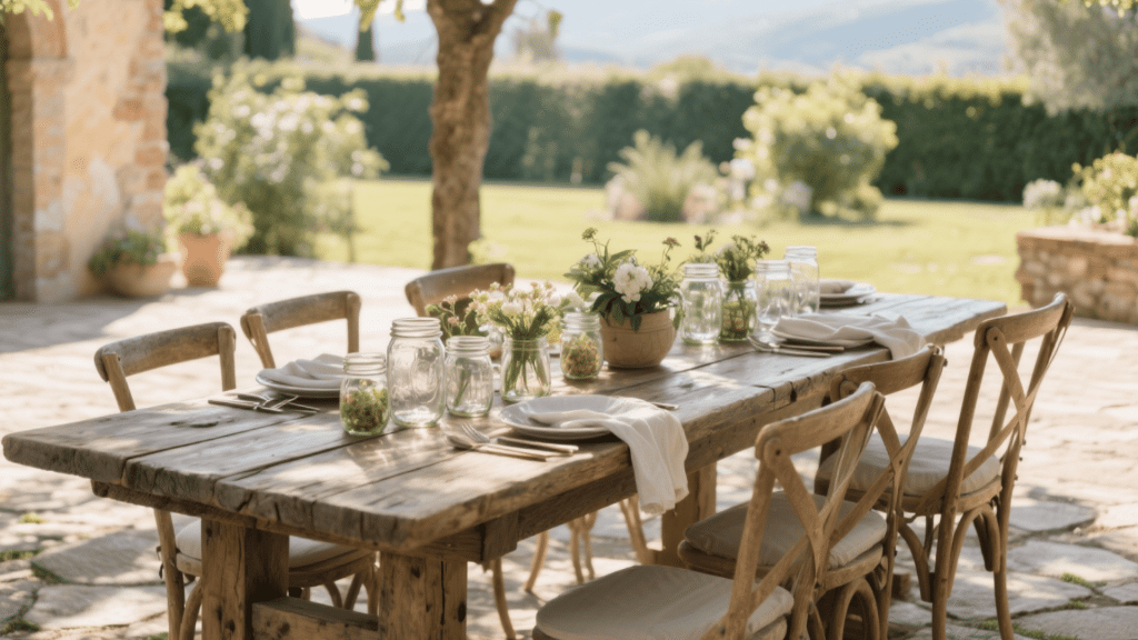 outdoor dining table
