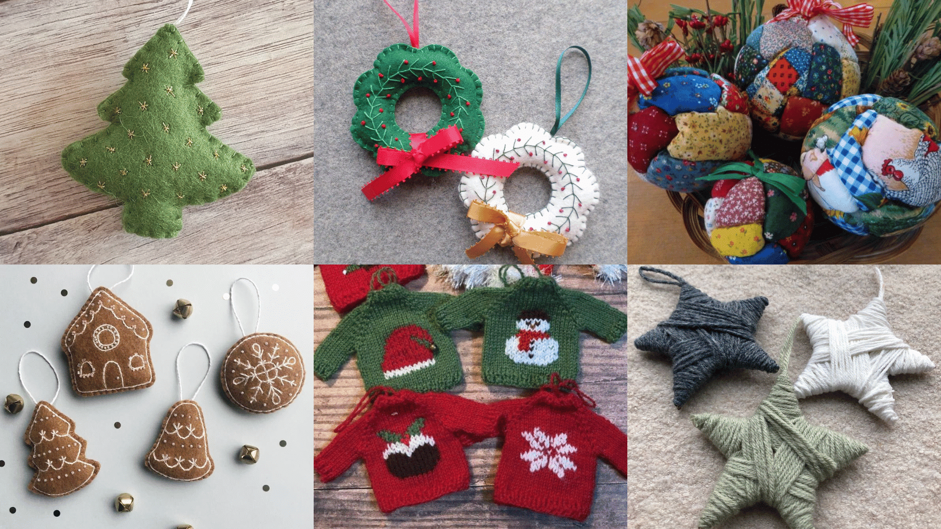 Fabric DIY Christmas Ornaments