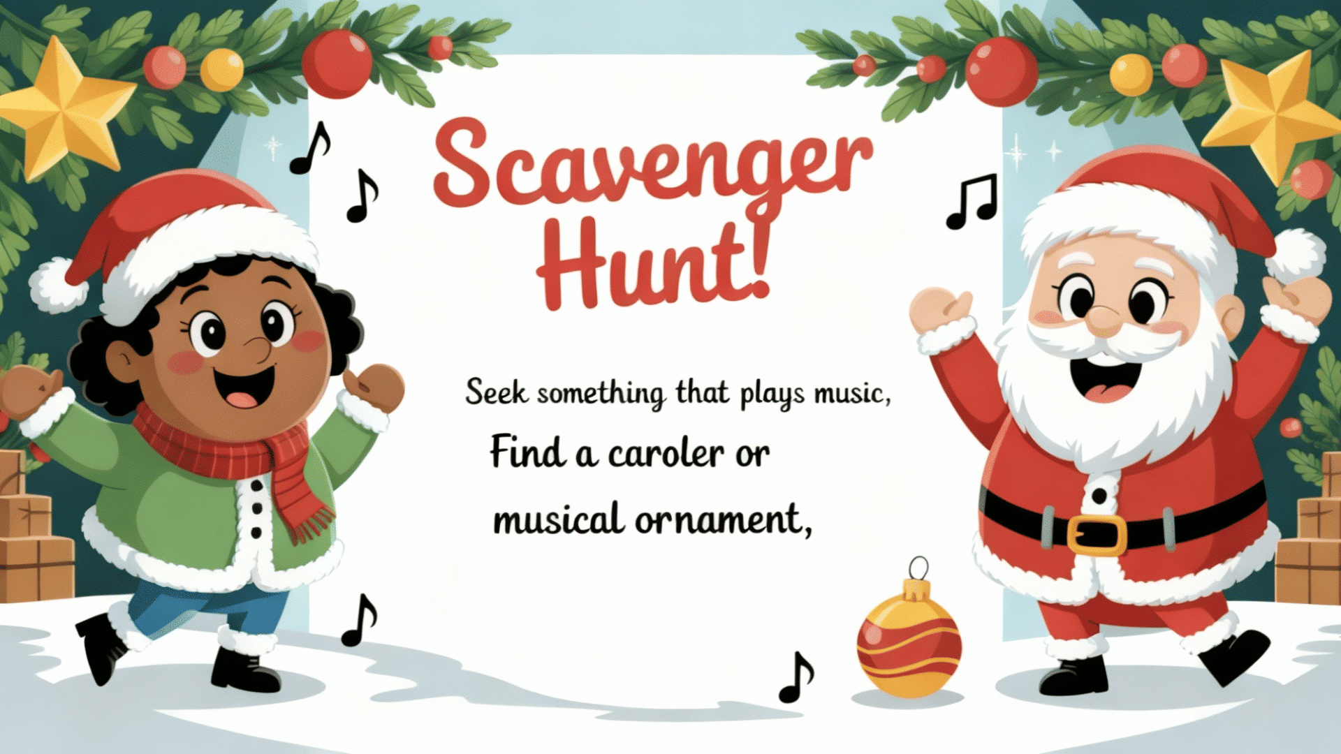 Musical Decoration Hunt.