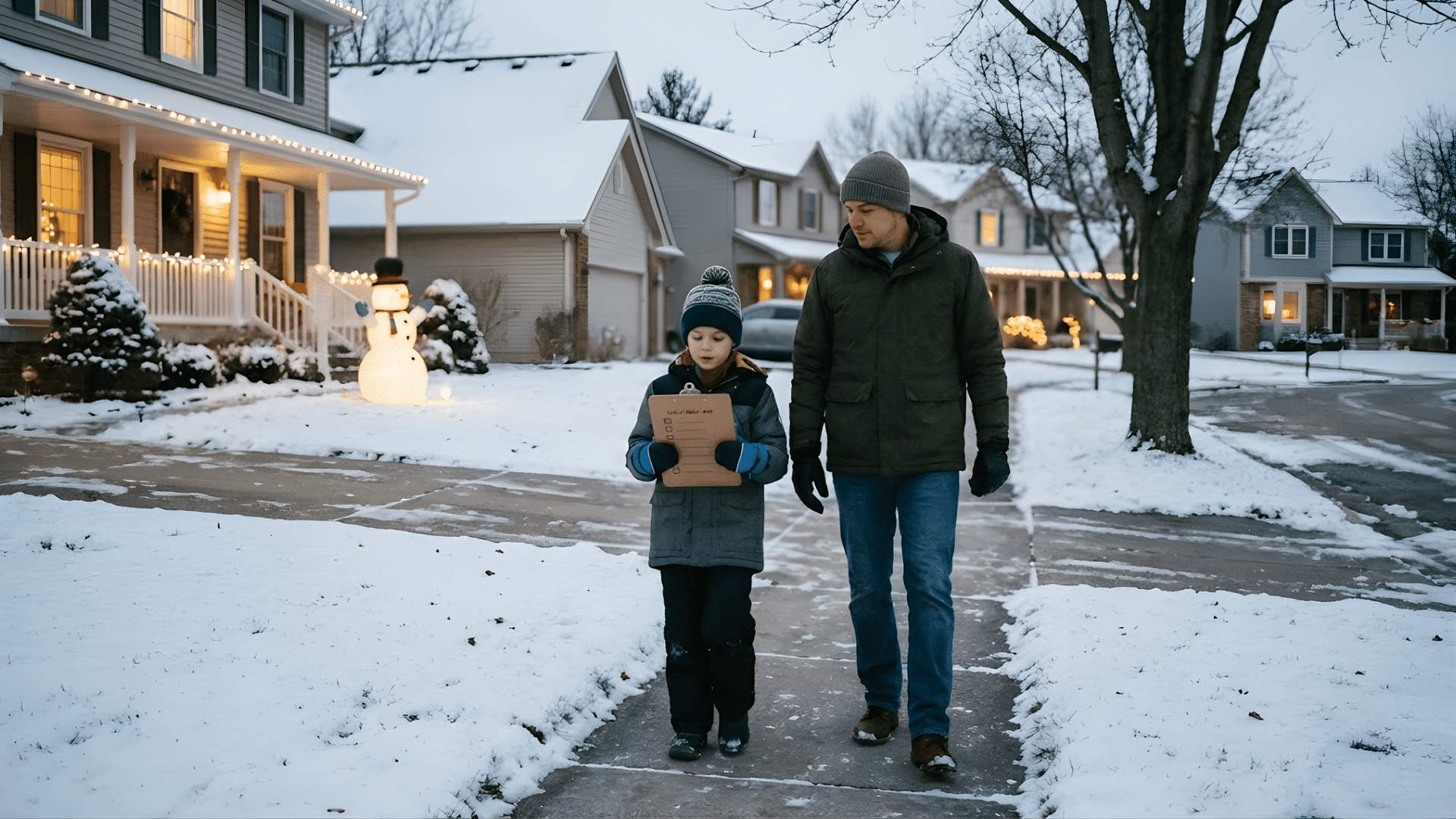 Outdoor Christmas Scavenger Hunts