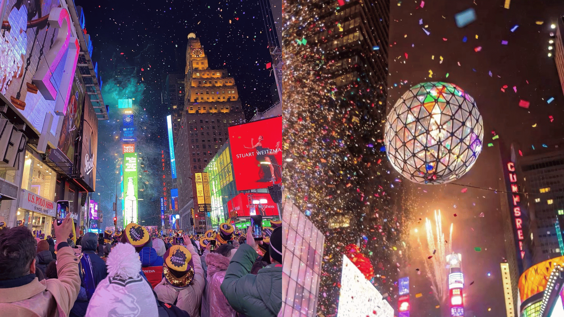 _Watching the Times Square Ball Drop