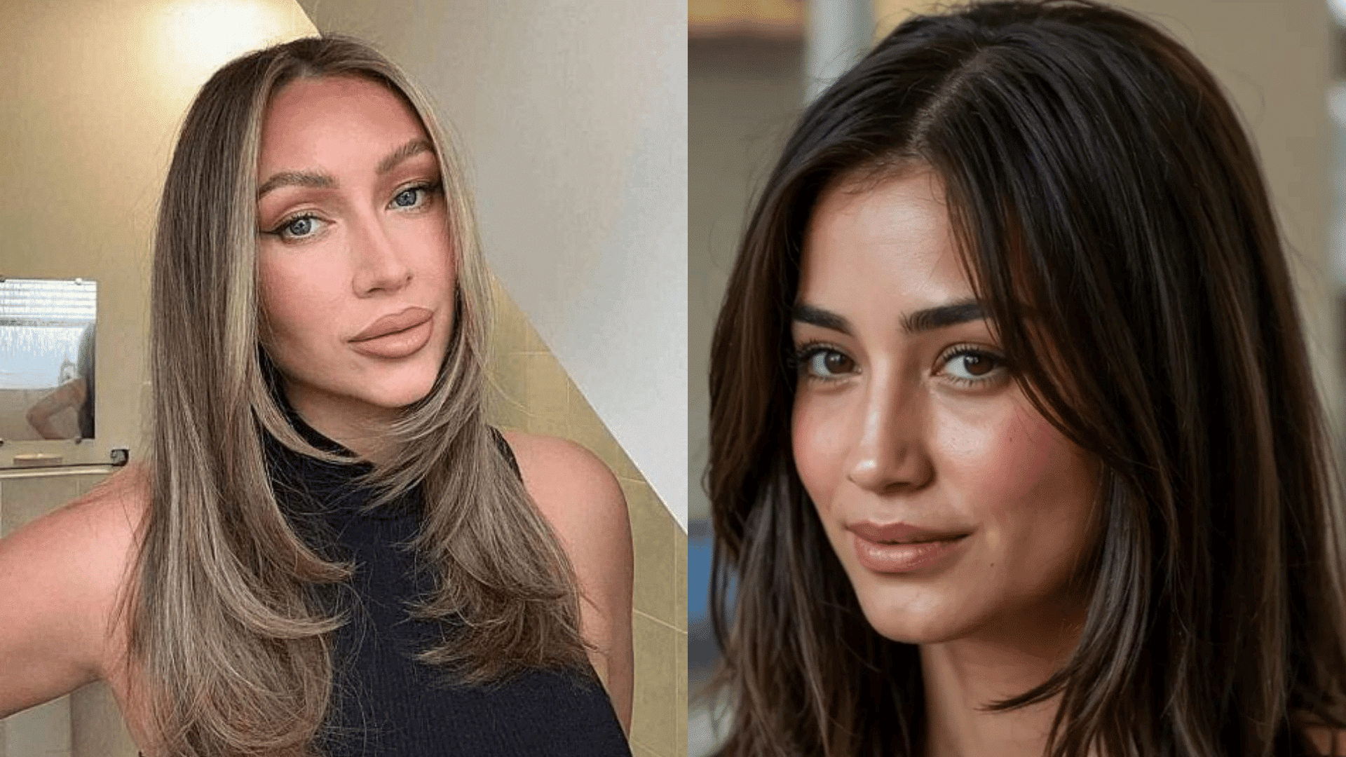 Center Part with Smooth Ends