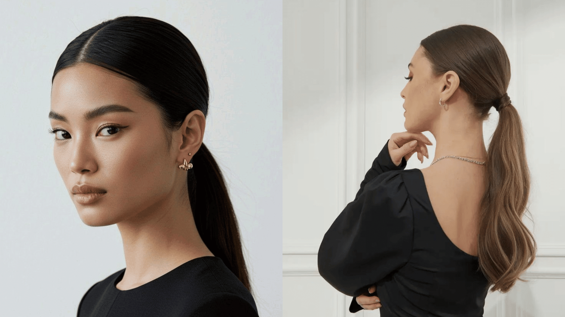 Sleek Low Ponytail
