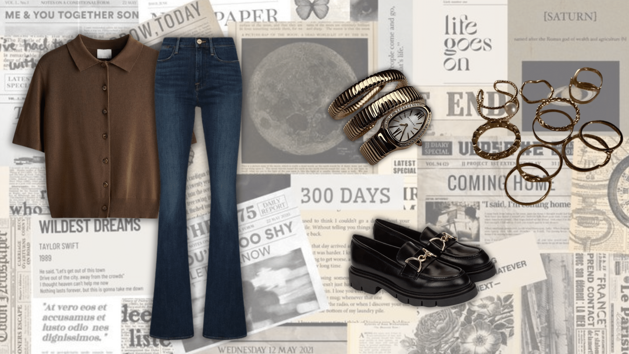 bootcut jeans styled with knit top for a relaxed yet professional look