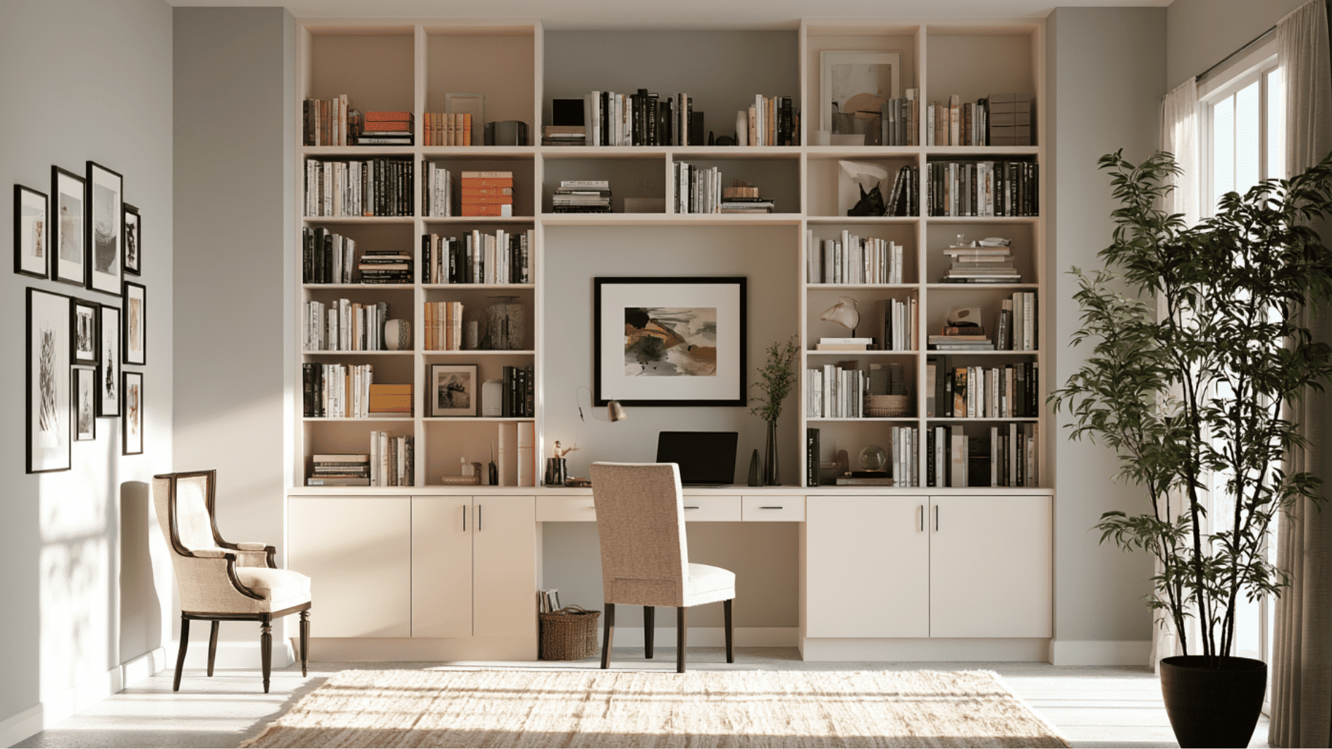 vertical wall storage with shelves and cabinets maximizing organization without using floor space