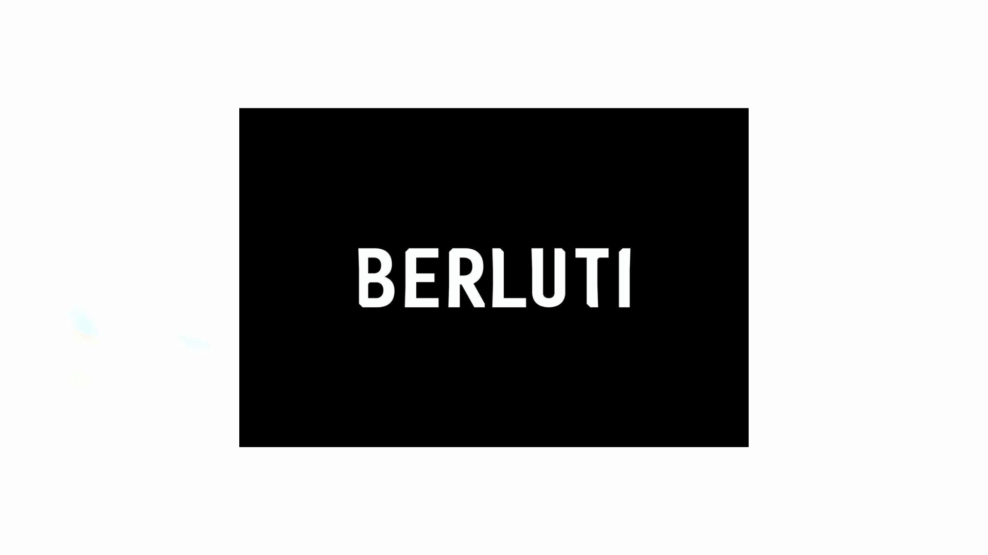 berluti logo with plain white background