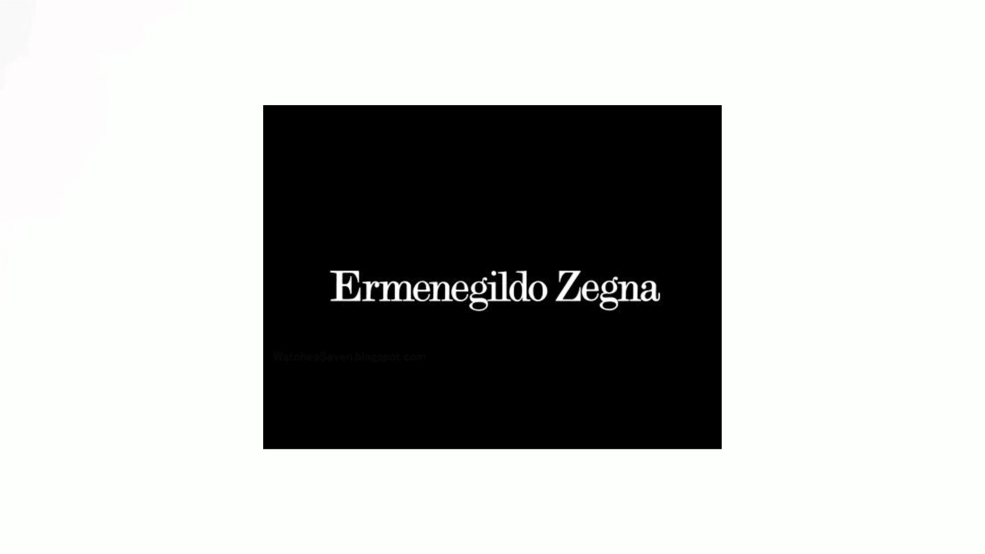 ermenegildo zegna logo with simple white background