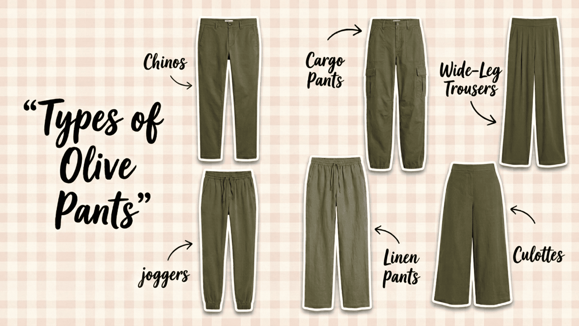 types-of-olive-pants